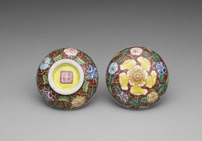 图片[2]-Box with flowers in painted enamels, Qing dynasty, Kangxi reign (1662-1722)-China Archive